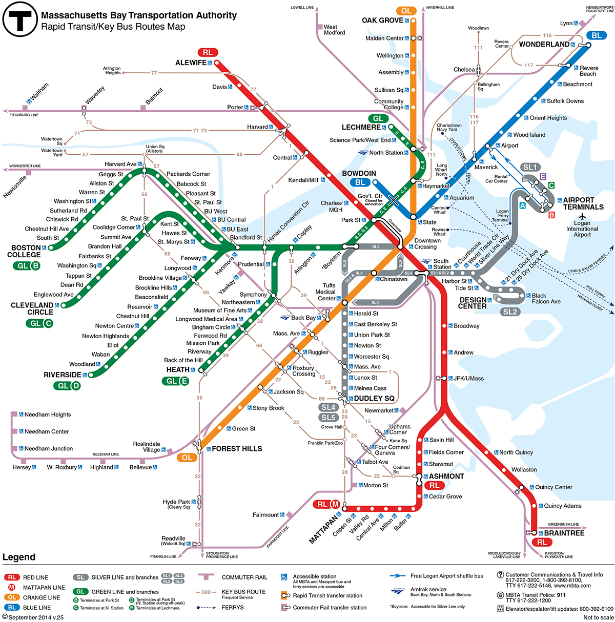 The MTBA subway map.
